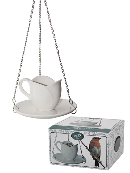 Decorative Teacup Bird Feeder